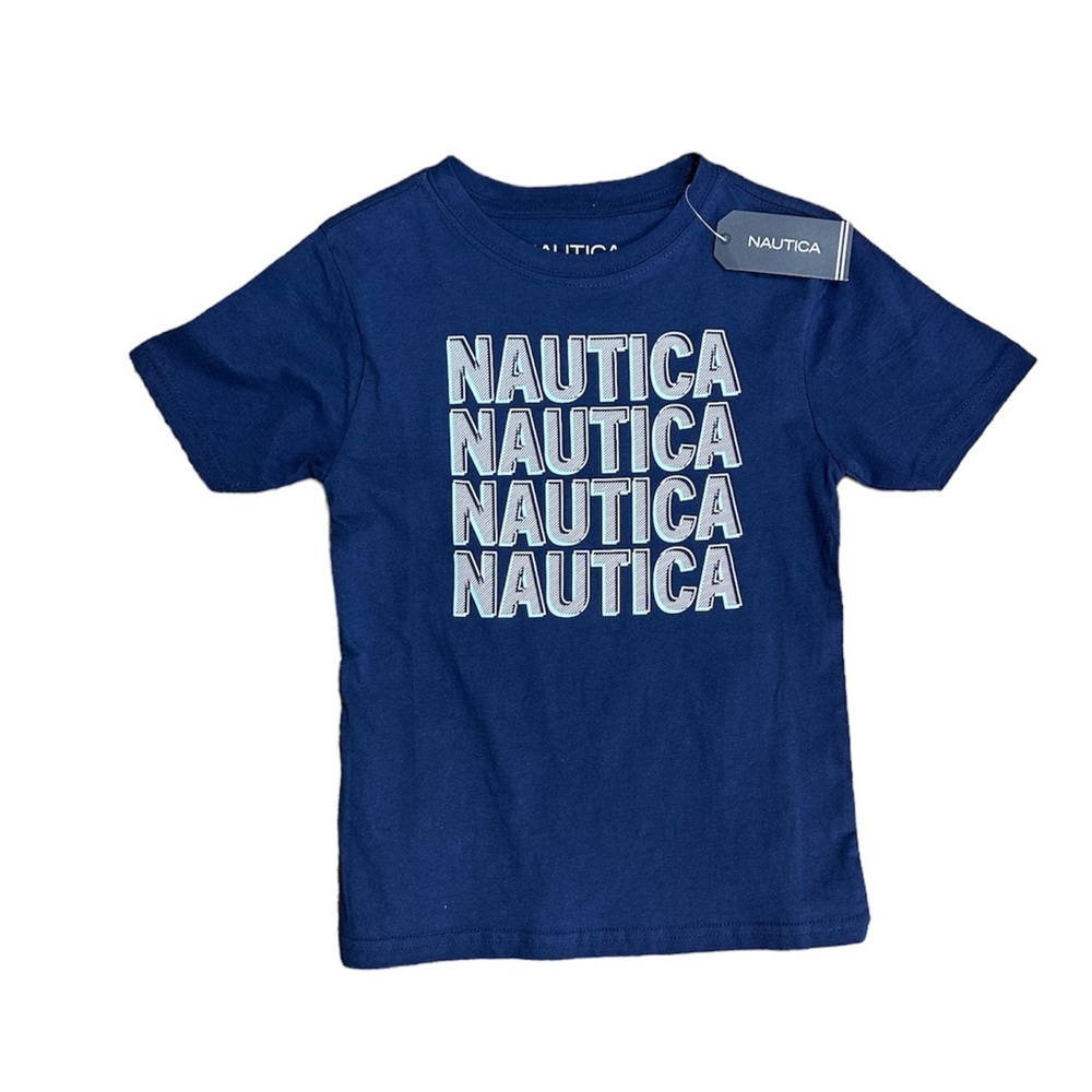 NWT Nautica BOYS' LOGO GRAPHIC T-SHIRT size 5